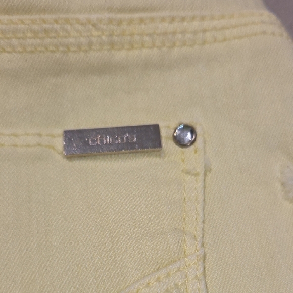 Chico's Yellow Women's Pants - Picture 4 of 6